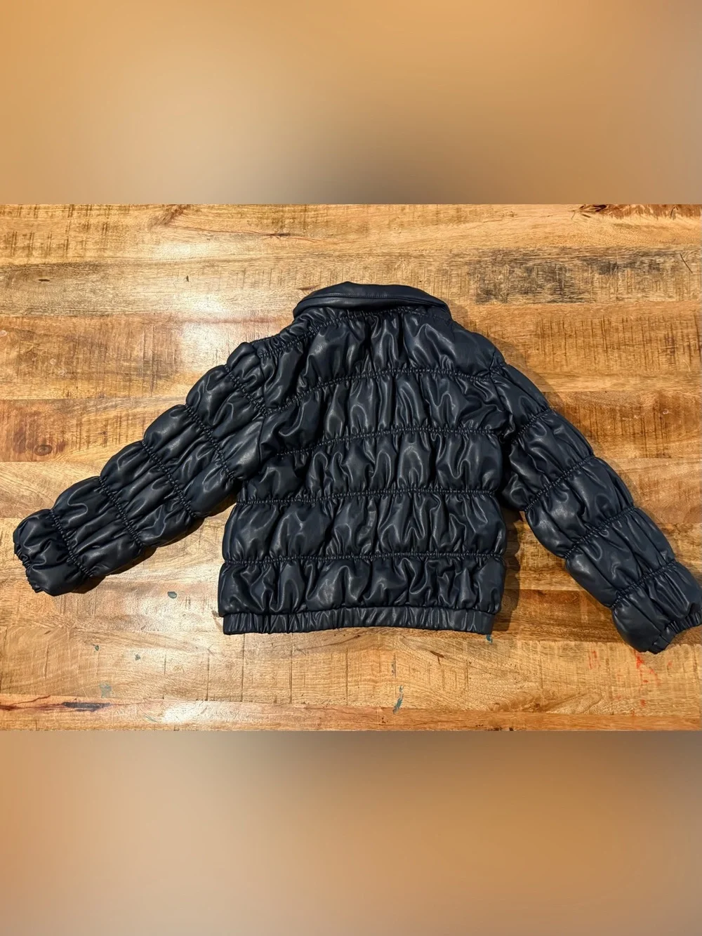 Scoop Kids Black Puffer Full Zip Jacket Size Large 10/12